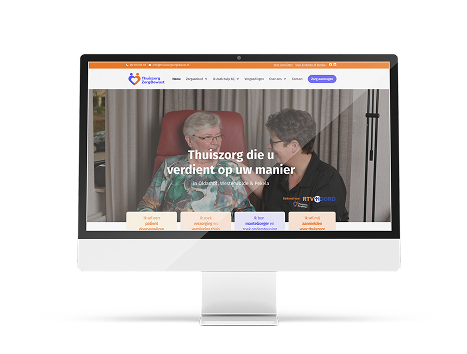 Website Thuiszorg Zorgbewust